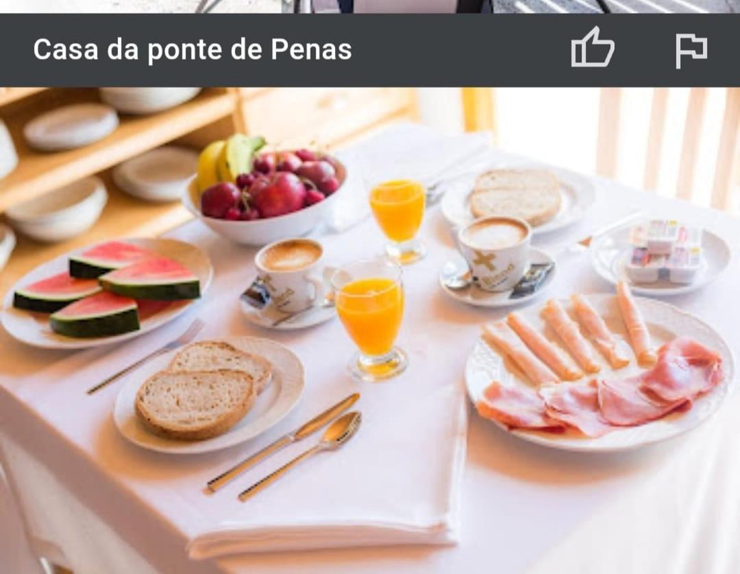 Casa Da Ponte De Penas Hotell Melide Eksteriør bilde